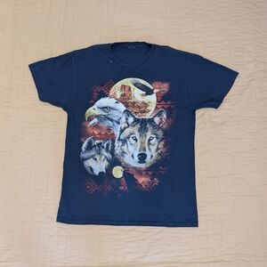 Wolf Wolves Eagle Eagles T-shirt